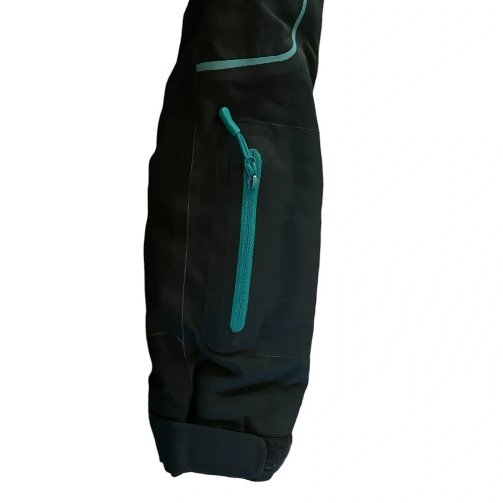 Stoic Welder Lo Softshell Jacket Women’s Sz S/4-6 Black Teal Hoodie Lightweight